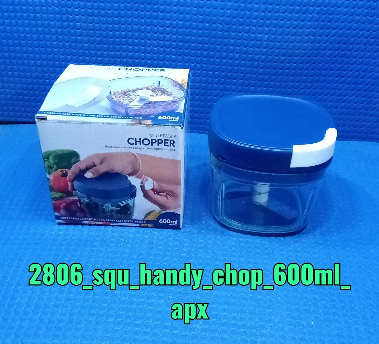 2806 Manual Mini Small Plastic Food Chopper With Extra Sharpe Blades