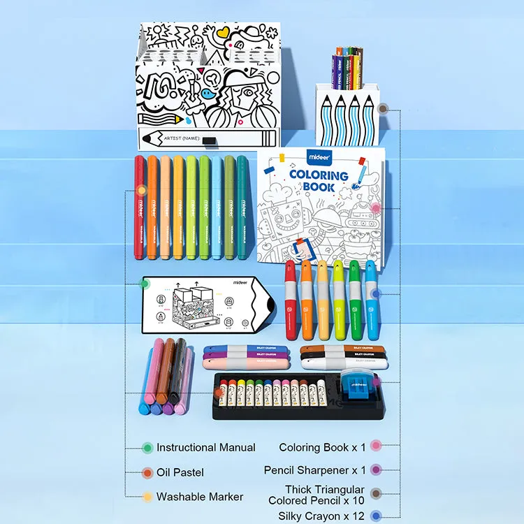 4 in 1 Art Stationery Set