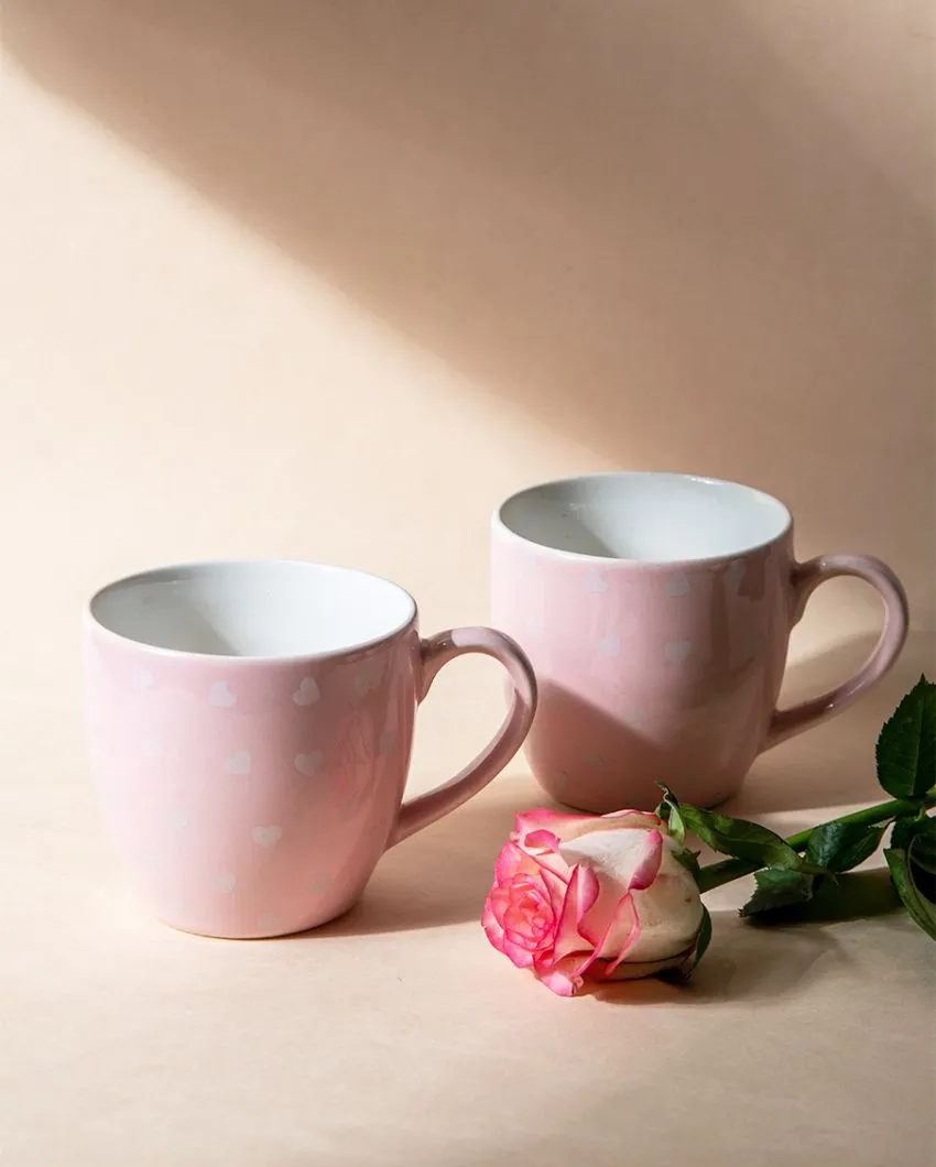 All Hearts Stoneware Mugs | Set Of 2