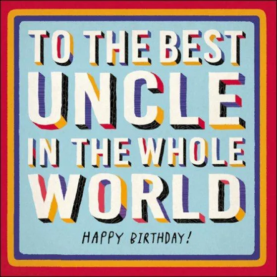 Best Uncle Birthday Card