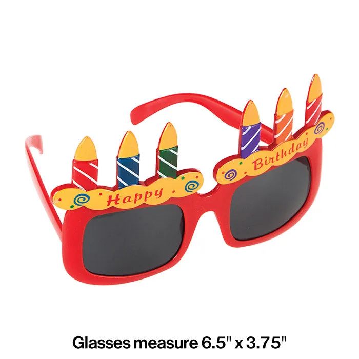 Birthday Cake Glasses