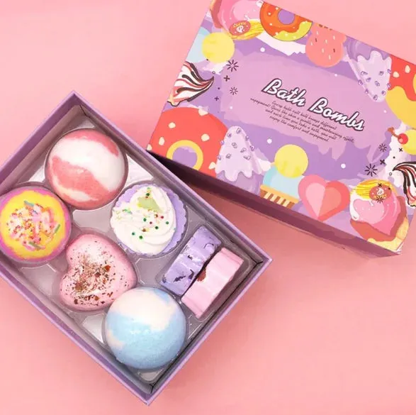 Bubble Spa Bath Bombs Set