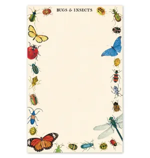 Bugs & Insects Notepad