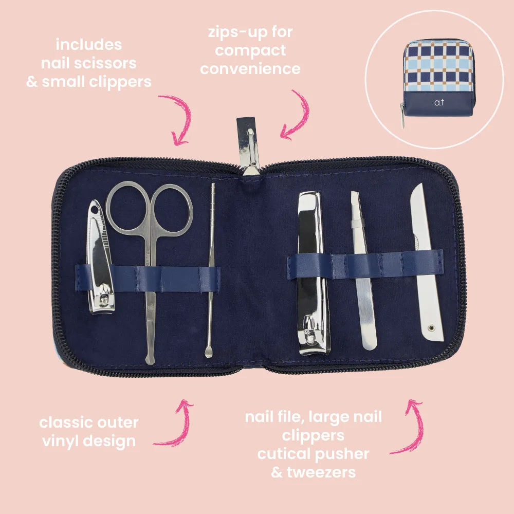 Check Manicure Set