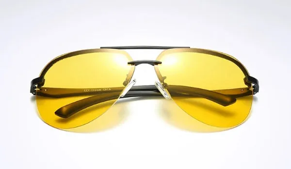 Classy Men Night Driving Aviator Glasses