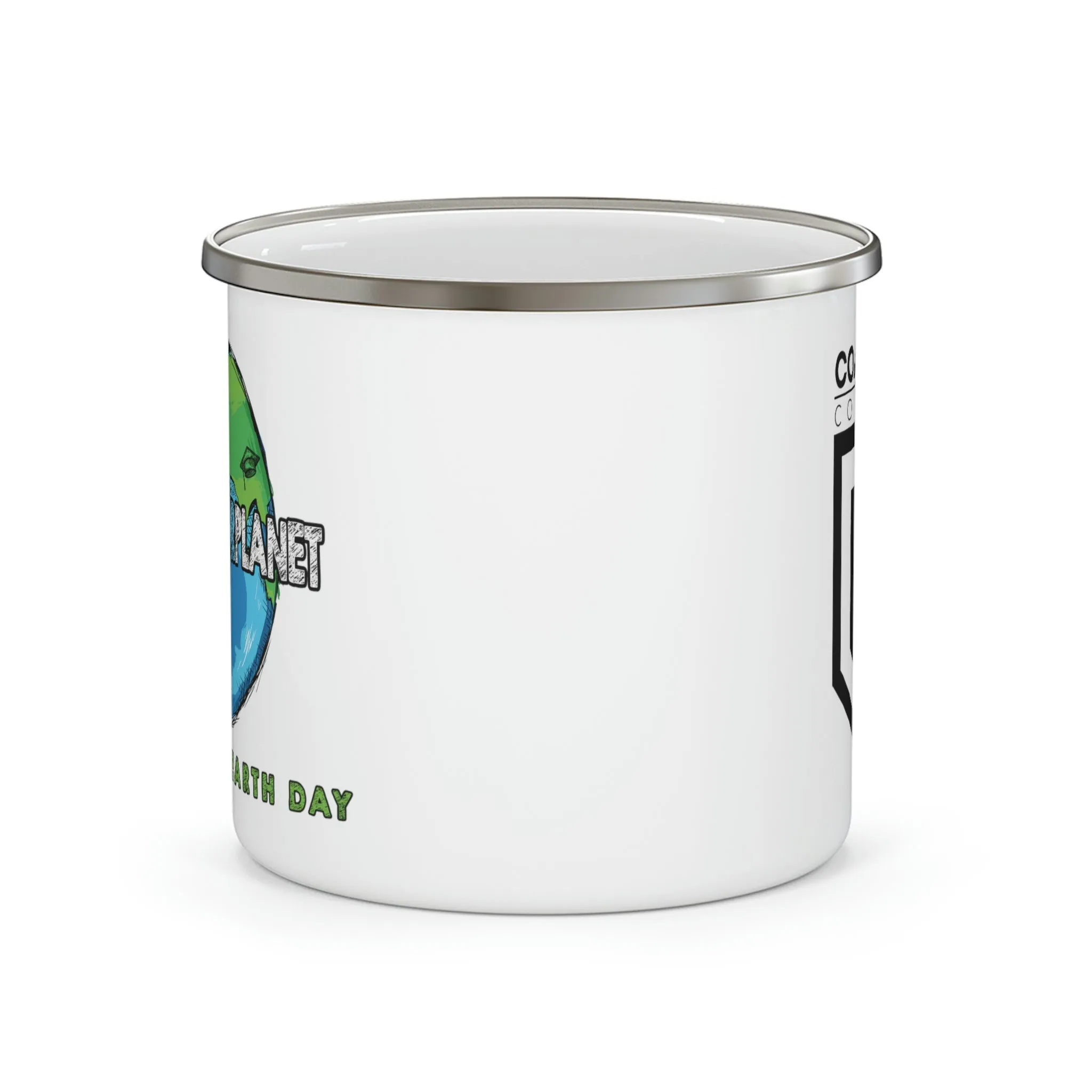 Coastline "Invest In Our Planet" Enamel Camping Mug