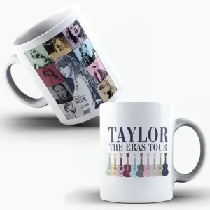 CRAFT MANIACS Taylor Swift The ERAS Tour Printed 330 ML Tea/Coffee Mug for SWIFTIES | Microwave & Dishwasher Safe