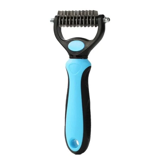 Double the Care: Double Sided Dog Grooming Brush!