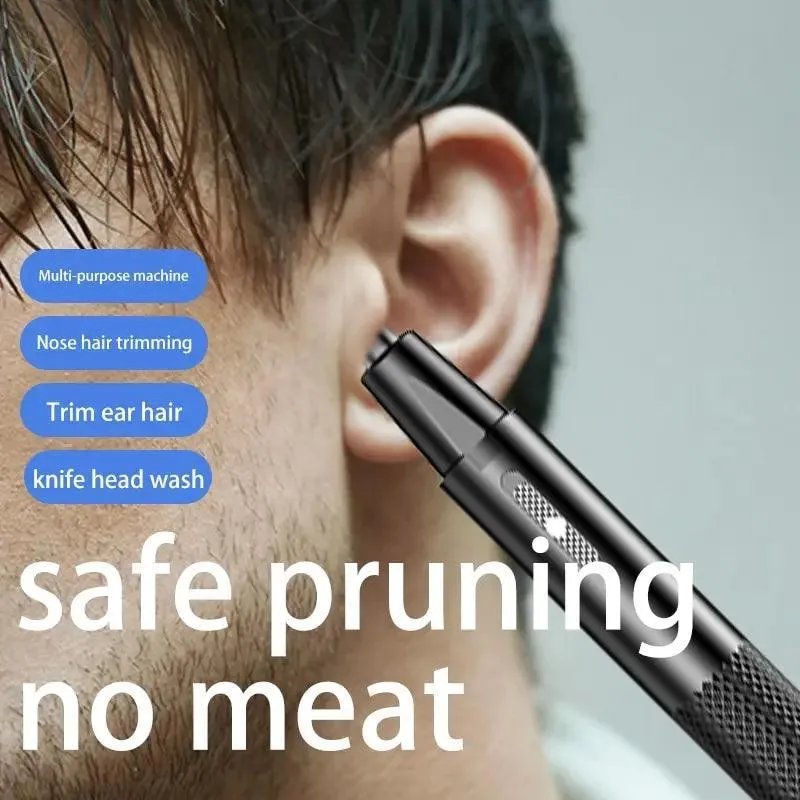 Electric Nose Hair Trimmer: Precision Grooming Tool with USB Charging