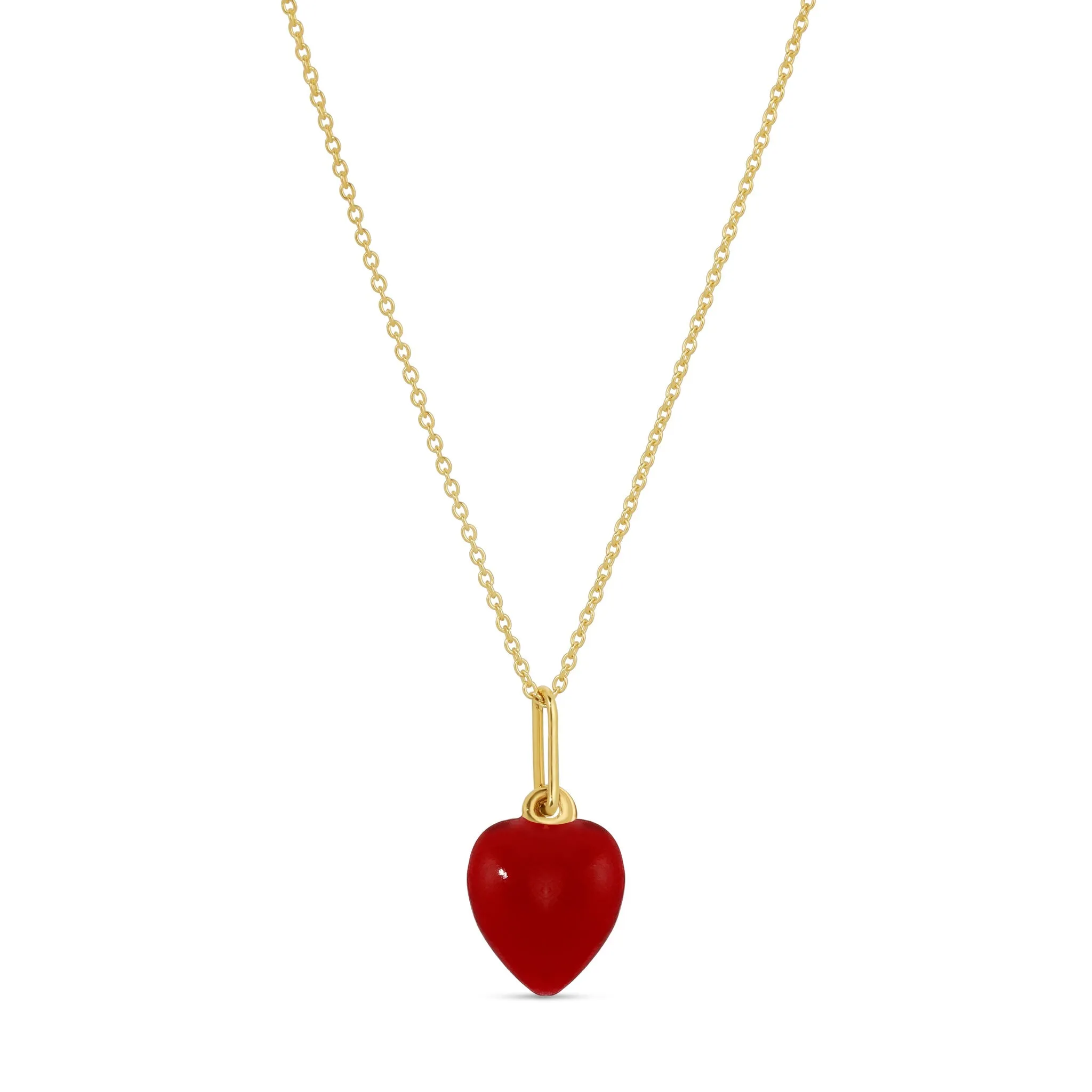 Emoji Heart Necklace 16-18"