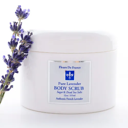 Fleurs De France Relaxing Lavender Foaming Body Scrub