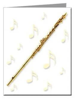 Flute Note Cards