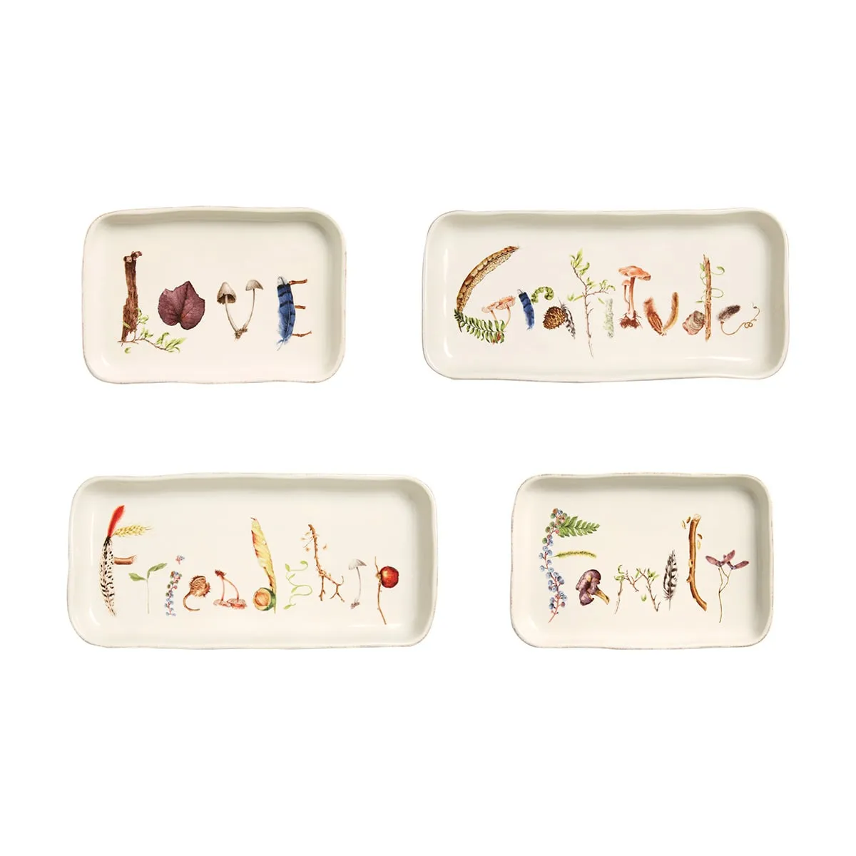 Forest Walk Sentiment Tray Set