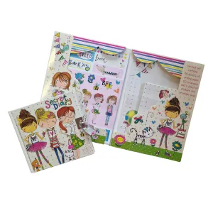 Friends Design Writing Set and Secret Diary Gift Set