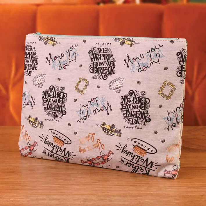 FRIENDS MARL OVERSIZE FLAT PENCIL CASE