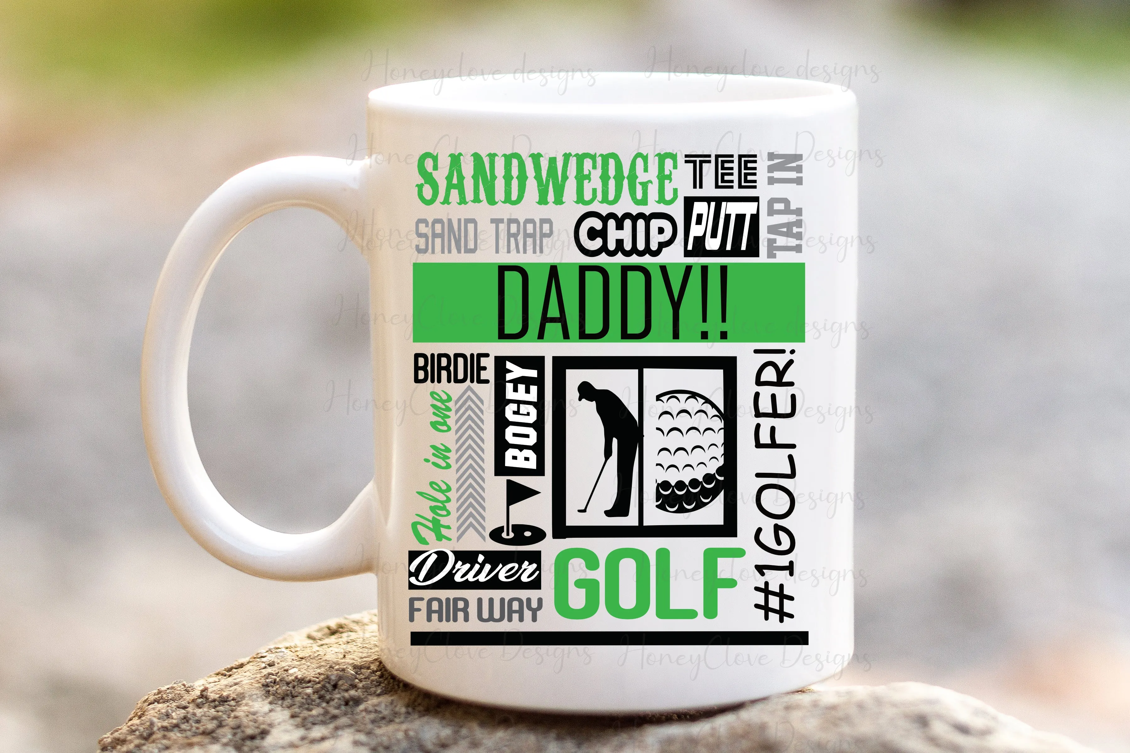 Golf Mugs - Eat/Sleep