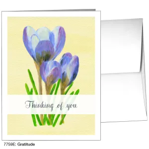 Gratitude, Greeting Card (7759E)