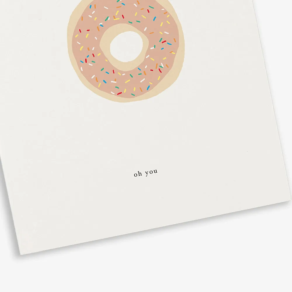 GREETING CARD // DONUT