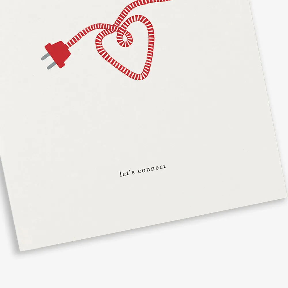 GREETING CARD // POWER CORD