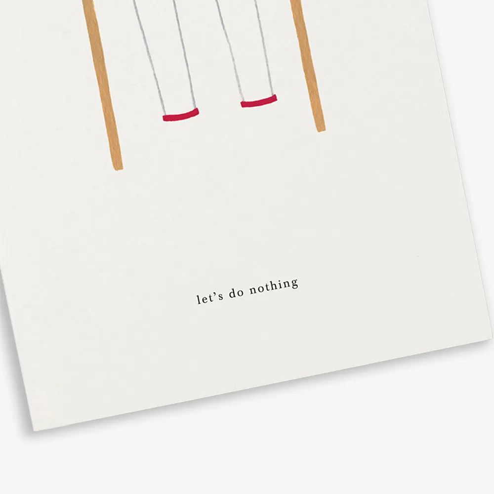 GREETING CARD // SWING SET