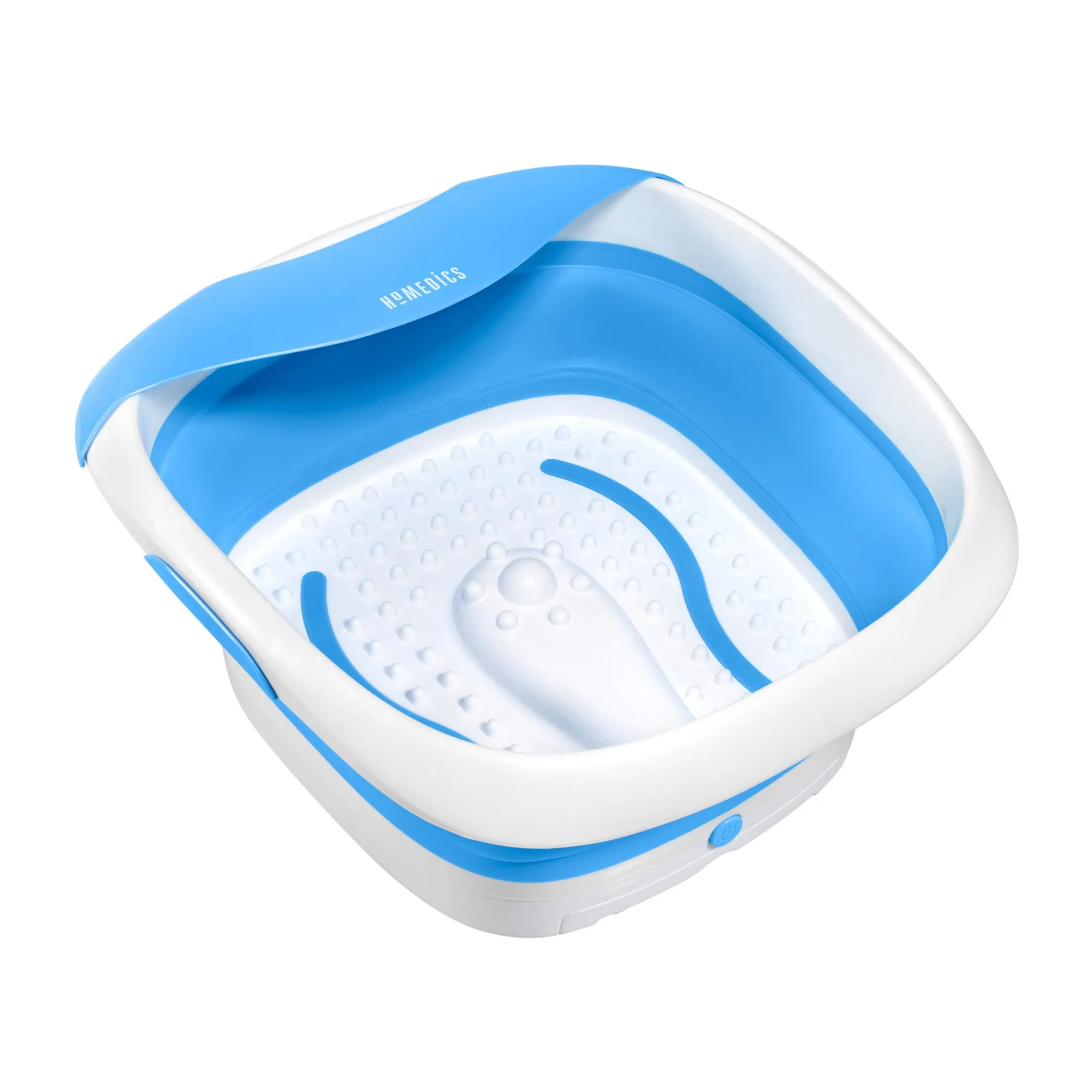 HoMedics Collapsible Footbath with Vibration, Heat Maintenance & Salt Cap. - 15-08373