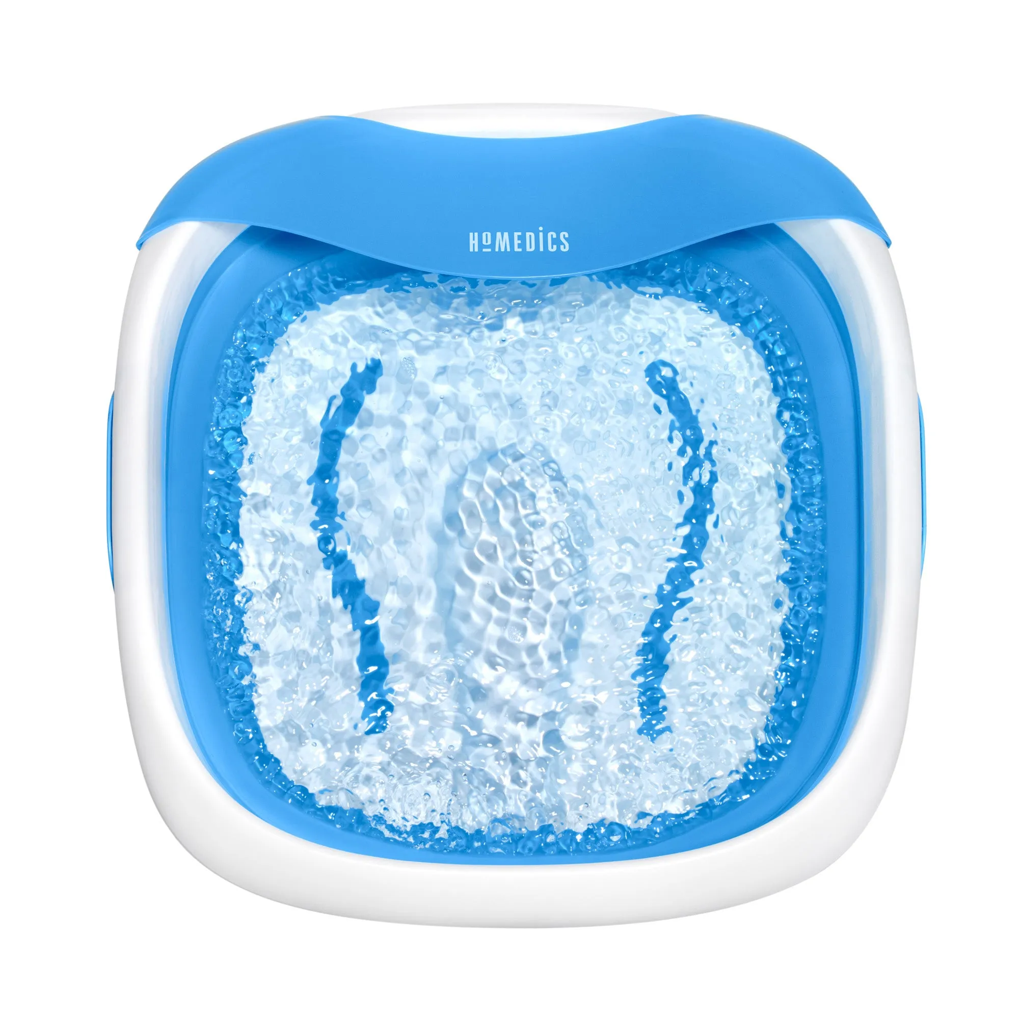 HoMedics Collapsible Footbath with Vibration, Heat Maintenance & Salt Cap. - 15-08373