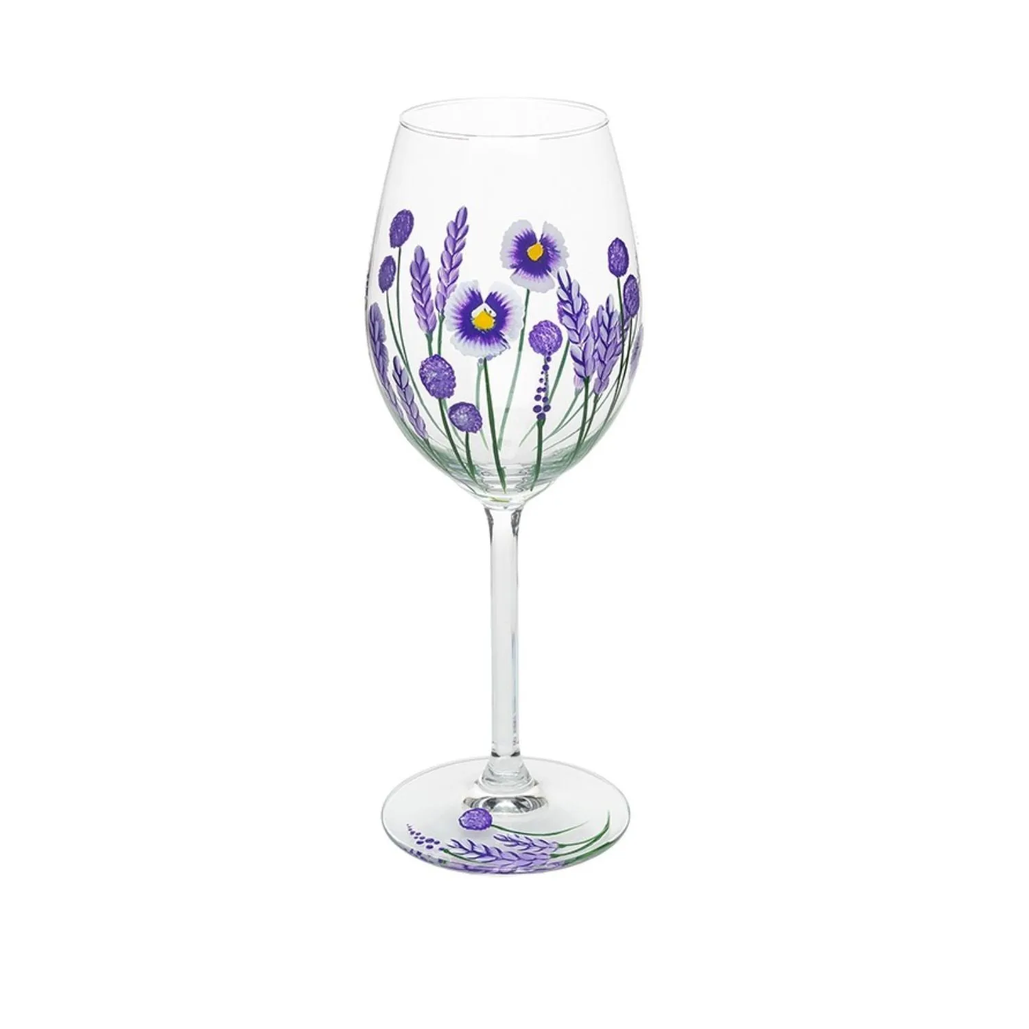 Joe Davies My Favourite Glass Lavender Wine Glass