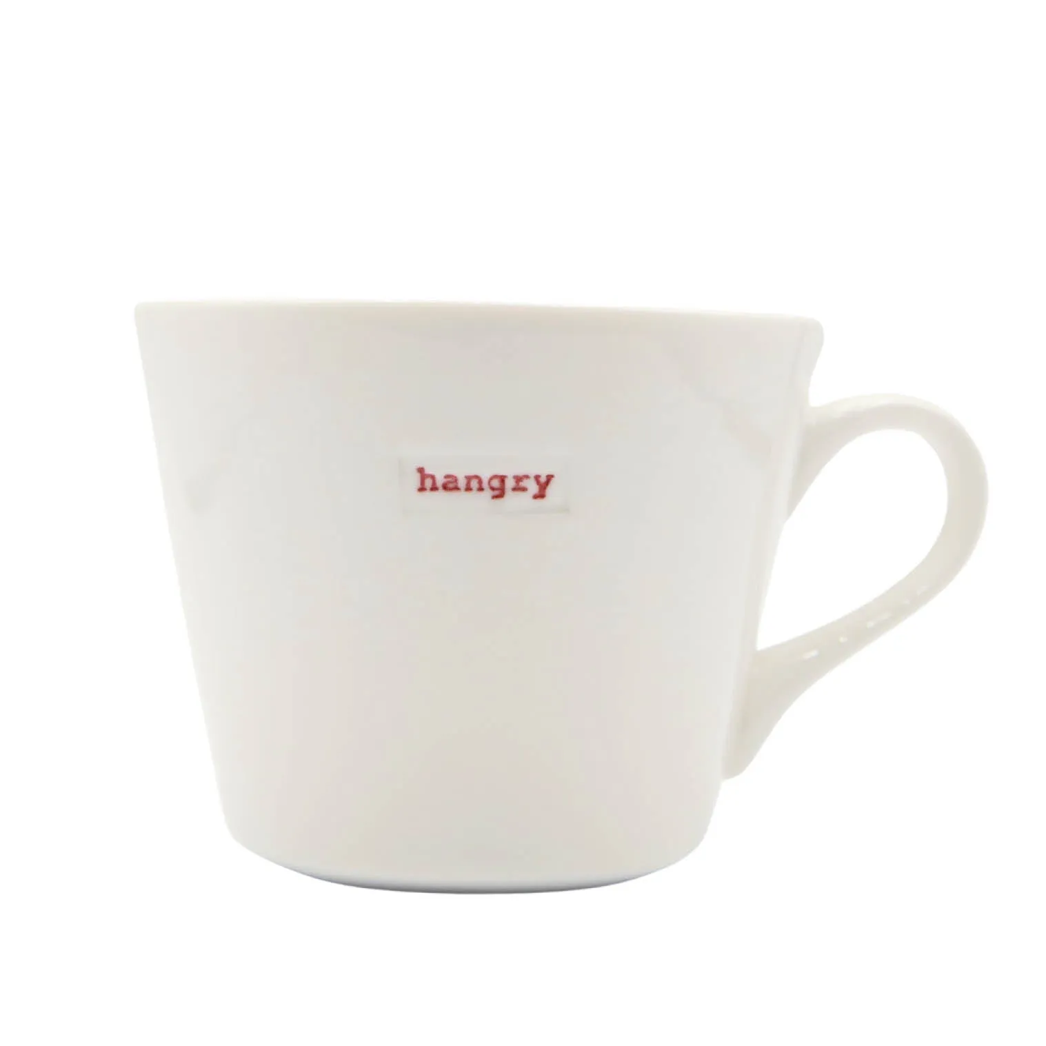 Keith Brymer Jones Medium 'Hangry' Ceramic White Mug