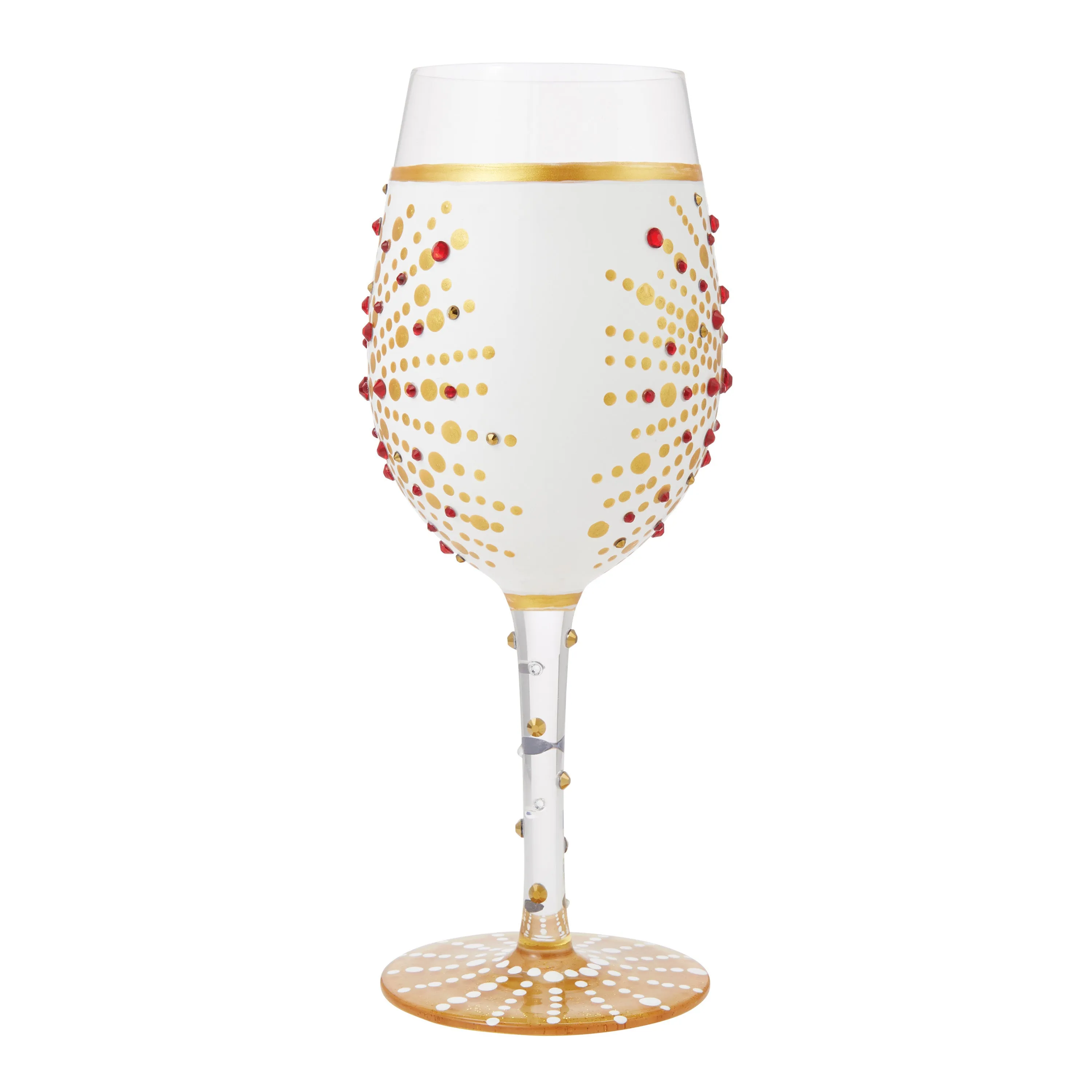 Lolita Elvis Touch Of Gold Wine Glass