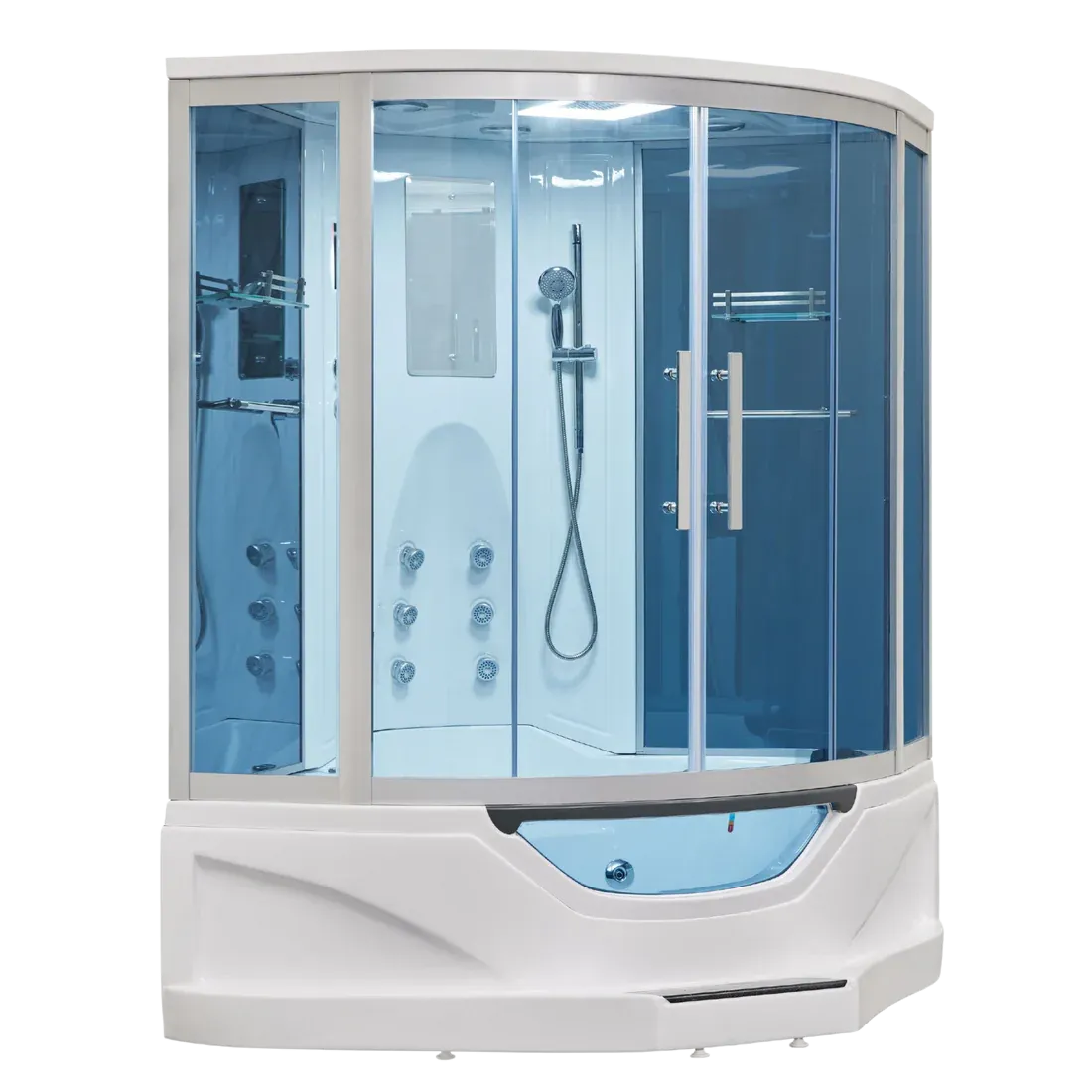 Mesa Steam Showers 702A Steam Shower Tub Combo - 61" x 61" x 89"