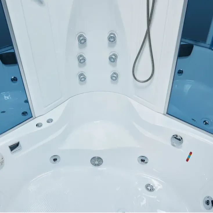 Mesa Steam Showers 702A Steam Shower Tub Combo - 61" x 61" x 89"