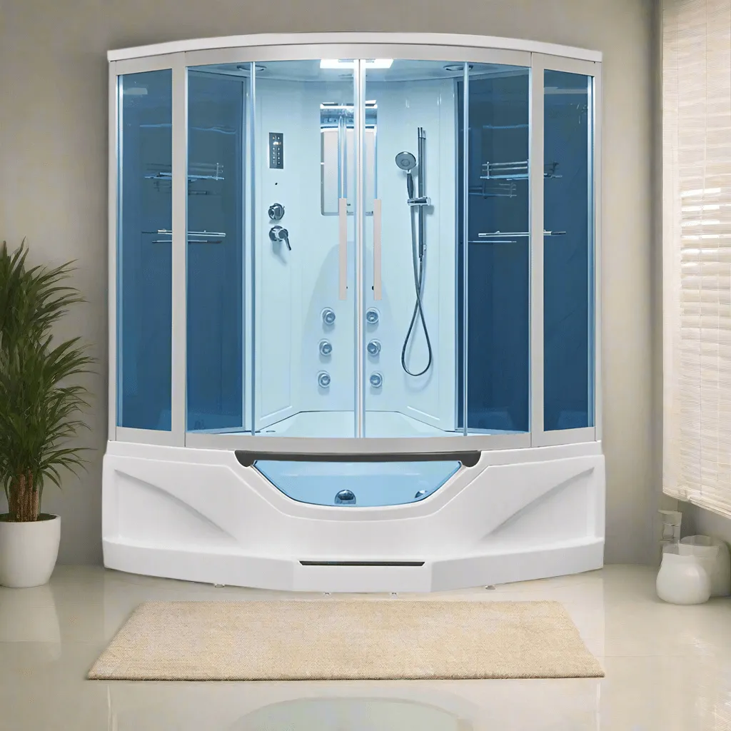 Mesa Steam Showers 702A Steam Shower Tub Combo - 61" x 61" x 89"