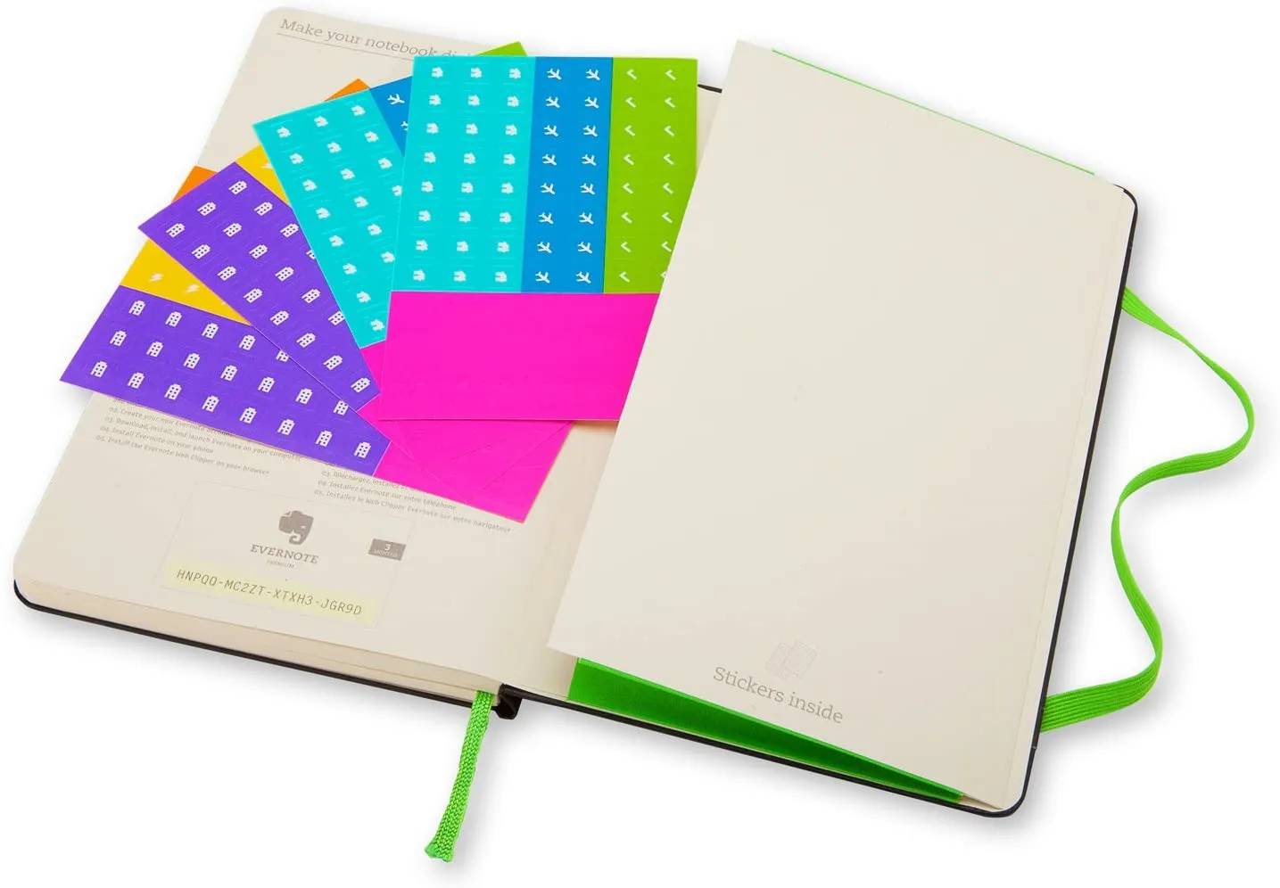 Moleskine Evernote Smart Notebook Squared A5 Size