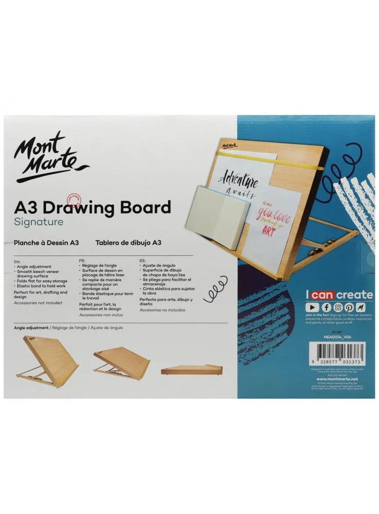 Mont Mate Signature Drawing Board A3 (18.5 x 14.2in)