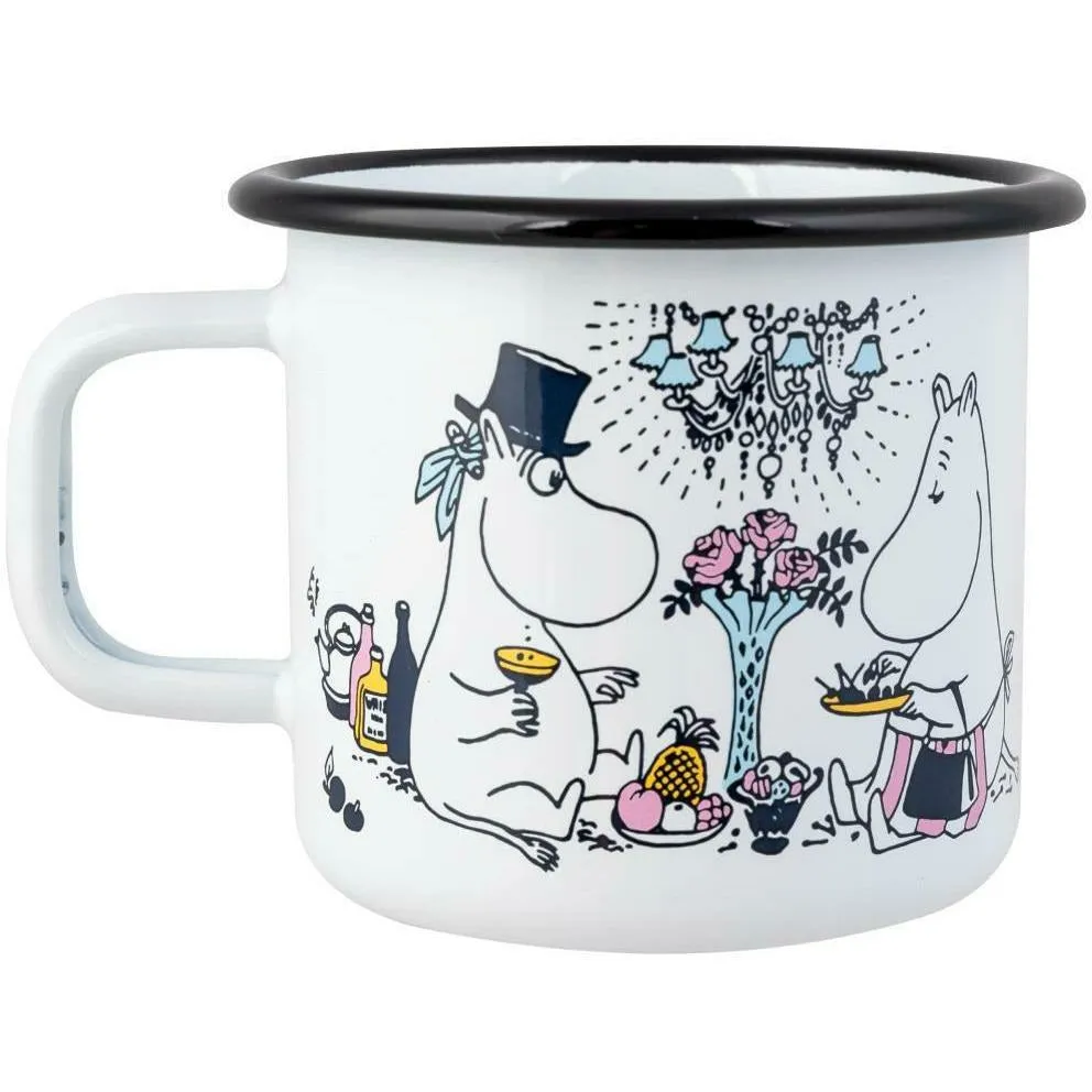 Moomin Enamel Mug 3.7 dl Date Night