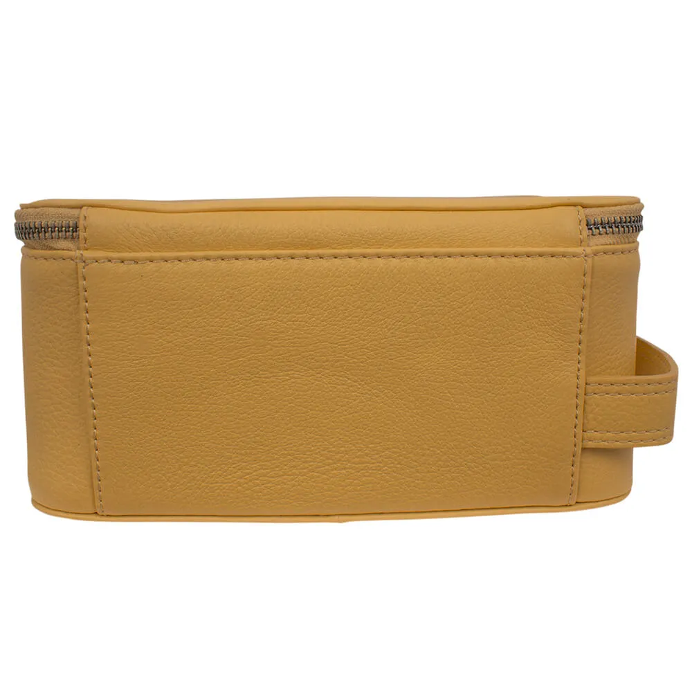 Ochre Yellow Washbag