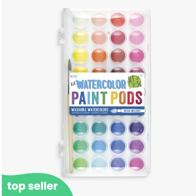 ooly lil paint pods watercolor set of 36