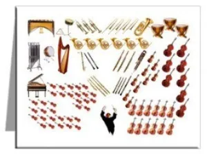 Orchestra Note Cards