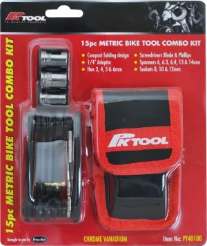 PK Tools 14 Piece Metric Bike Tool Combo Kit  - PT40100