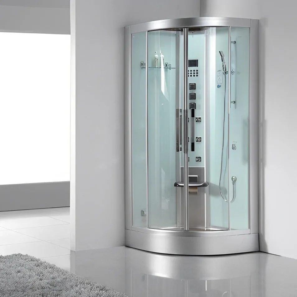 Platinum DZ963F8 1 Person Walk-In Steam Shower