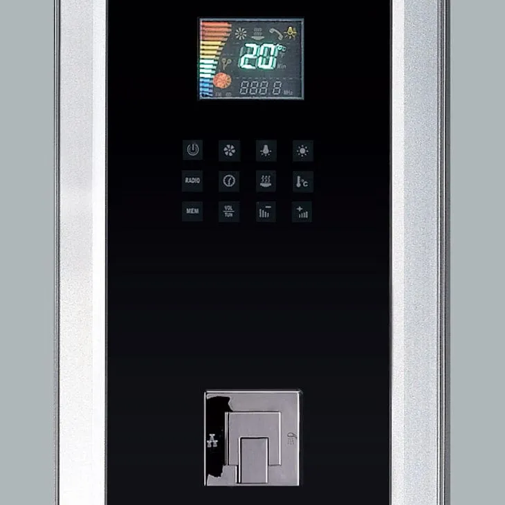 Platinum DZ963F8 1 Person Walk-In Steam Shower