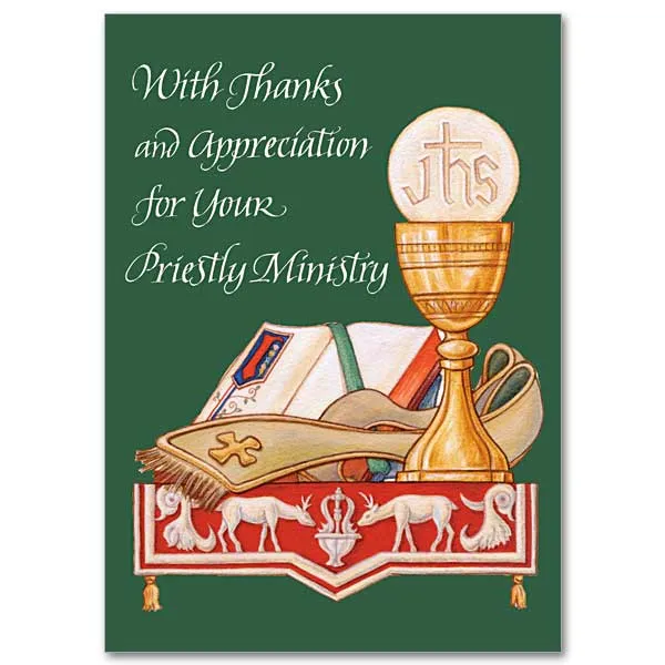 Priest Appreciation Card