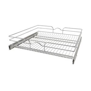 Rev-A-Shelf / 5WB1-2422CR-1 / Single-Tier Bottom Mount Pullout Steel Wire Organizer