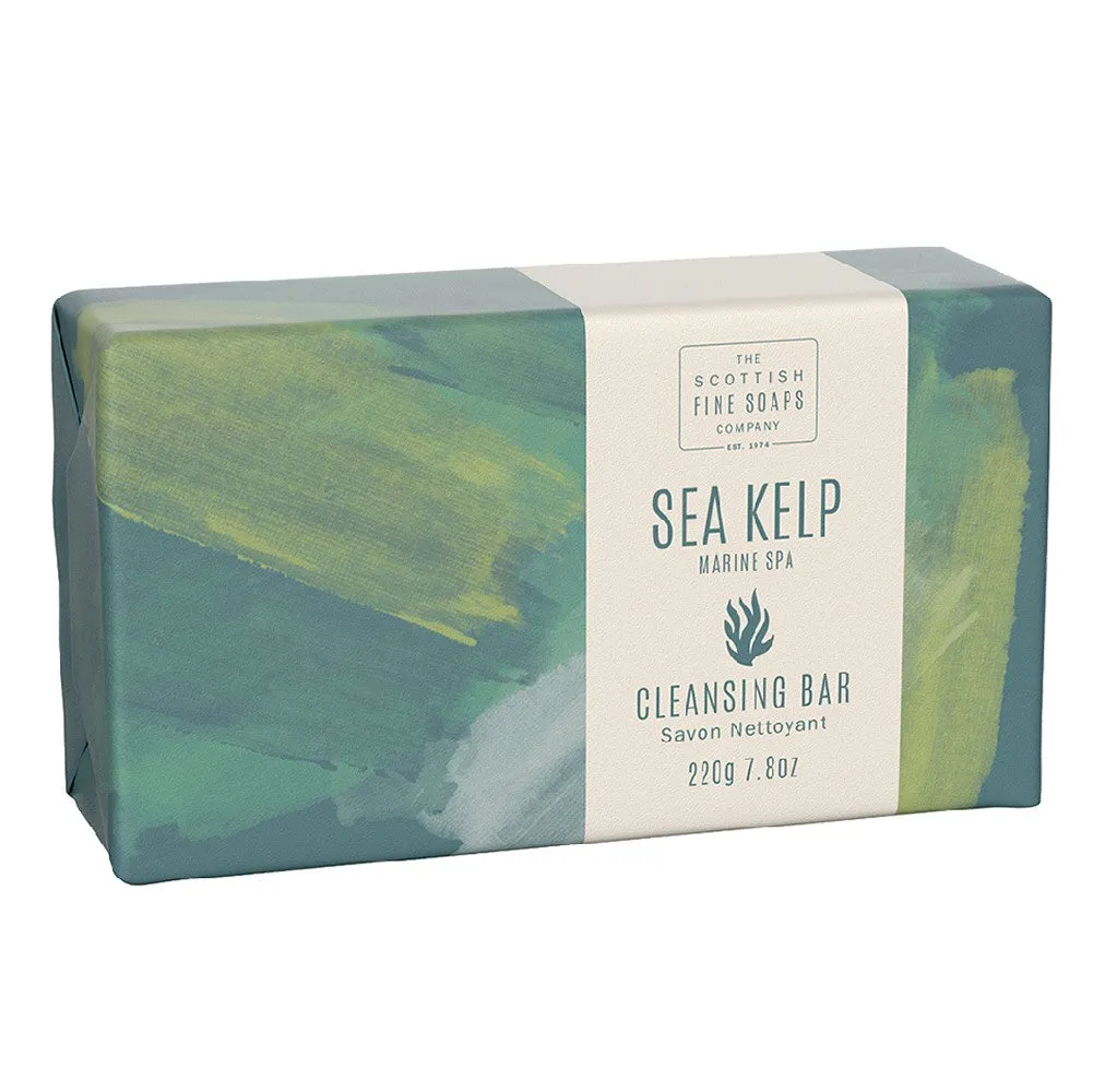 Scottish Fine Soaps 220g Sea Kelp Marine Spa Cleansing Bar