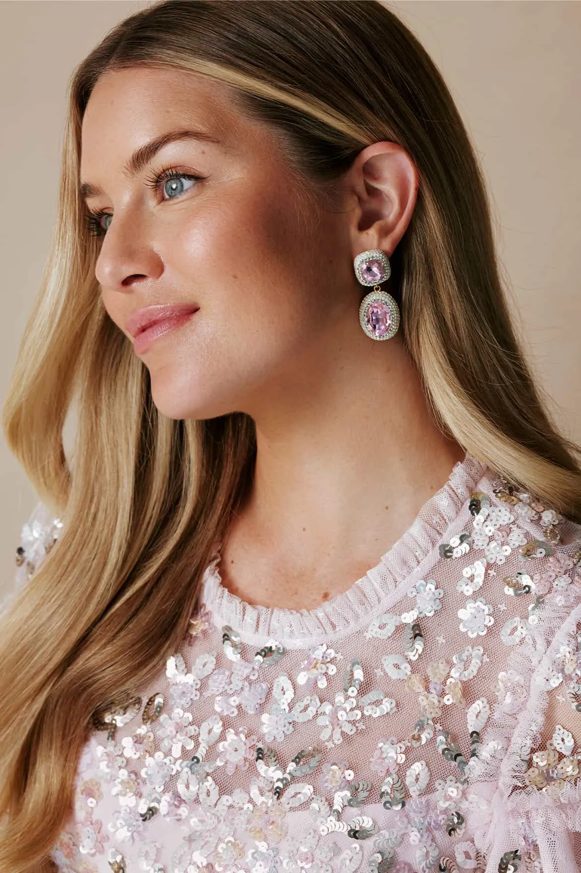 Sentimental Rose Drop Earrings