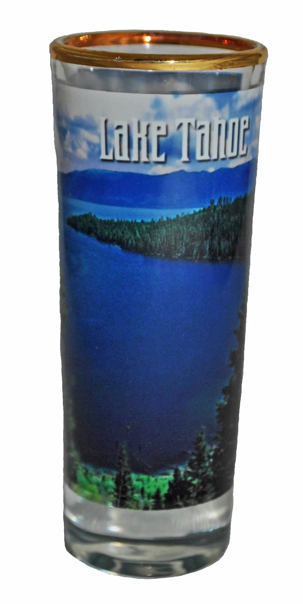 Souvenir Shot Glass Tall Scenic Photo Shooter