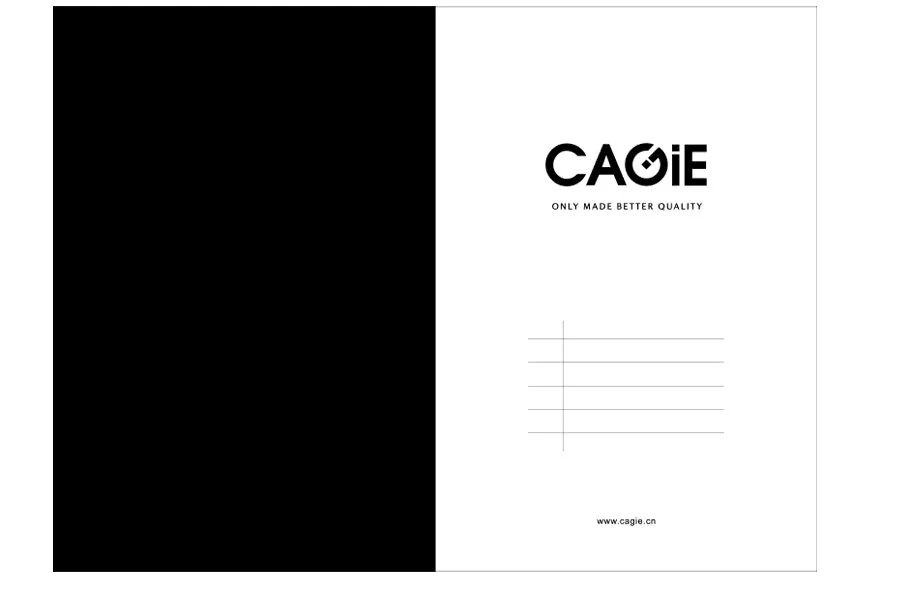 Stationery Notebook - Cagie