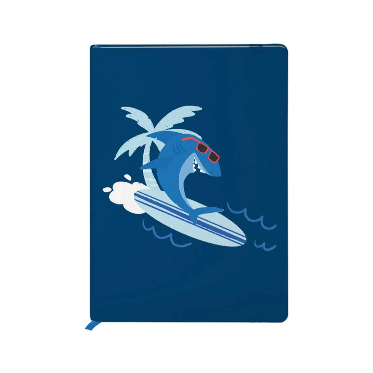 Surfing Shark Keiki Hardcover Journal