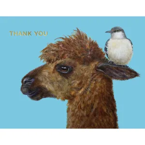 Thank You Alpaca Card