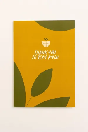 Thank You So Very Much Greeting Card